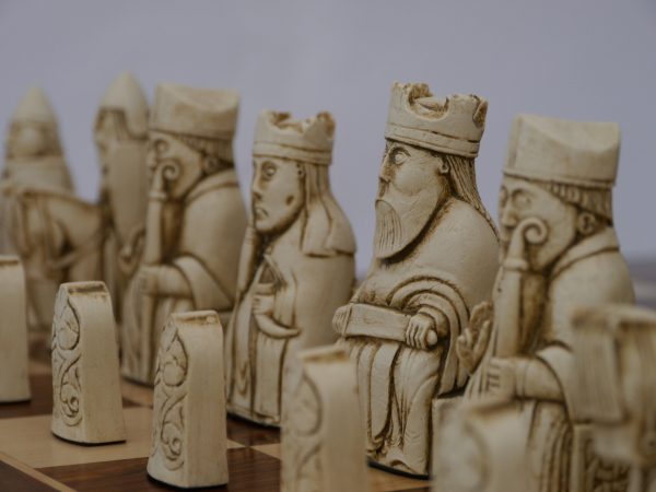 Berkeley Chess - Isle of Lewis Chess Set - Ivory and Brown - Image 10