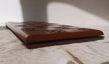 Decorative Dark Foldup Chess Board 2" Squares - Image 11