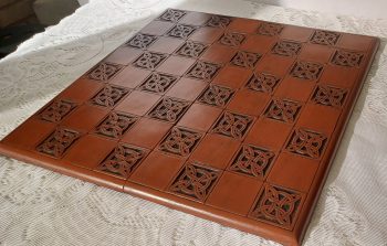 Decorative Dark Foldup Chess Board 2" Squares - Image 17