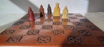 Decorative Dark Foldup Chess Board 2" Squares - Image 23