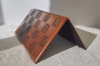 Decorative Dark Foldup Chess Board 2" Squares - Image 4
