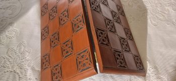 Decorative Dark Foldup Chess Board 2" Squares - Image 6